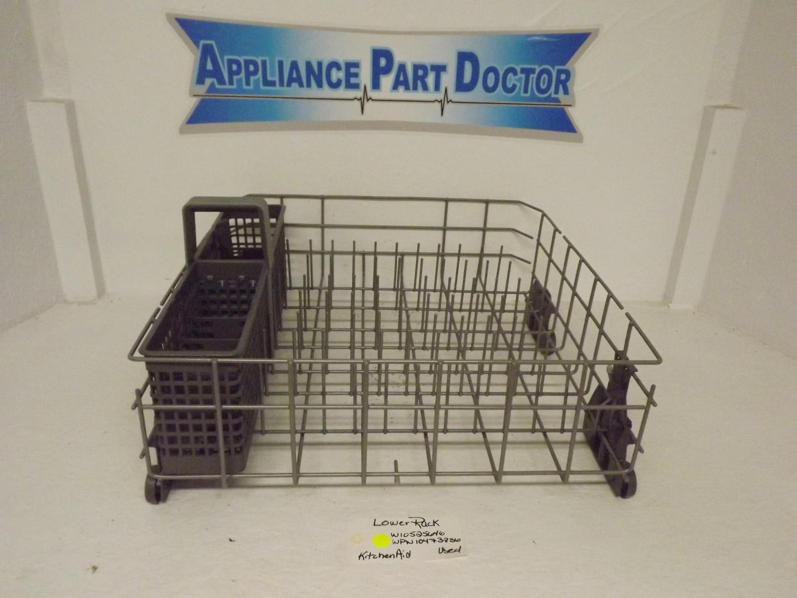 KitchenAid Dishwasher W10525646 Lower Rack Used KitchenAid Dishwasher W10525646 Lower Rack Used
